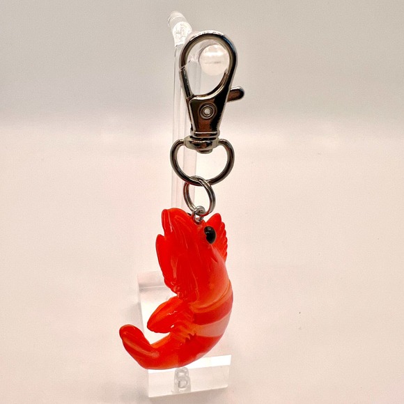 Large Shrimp Keychain - Miniature Food Accessories - Cajun Keychain - Picture 6 of 7